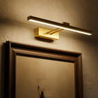 OCS - lampada da parete LED Frys Oro - Dimmerabile con Telecomando - Lampada per Quadri & Specchi