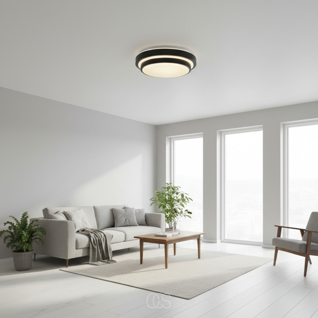 OCS - Lampada da soffitto LED Walder - adatta per bagno (IP44)