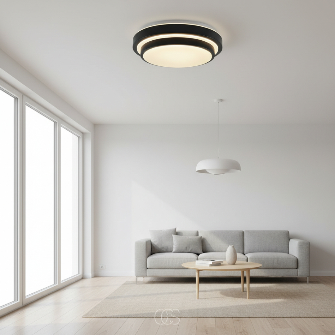 OCS - Lampada da soffitto LED Walder - adatta per bagno (IP44)