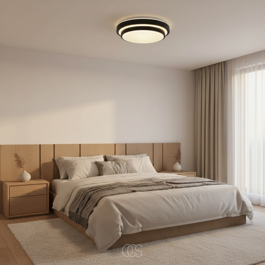 OCS - Lampada da soffitto LED Walder - adatta per bagno (IP44)