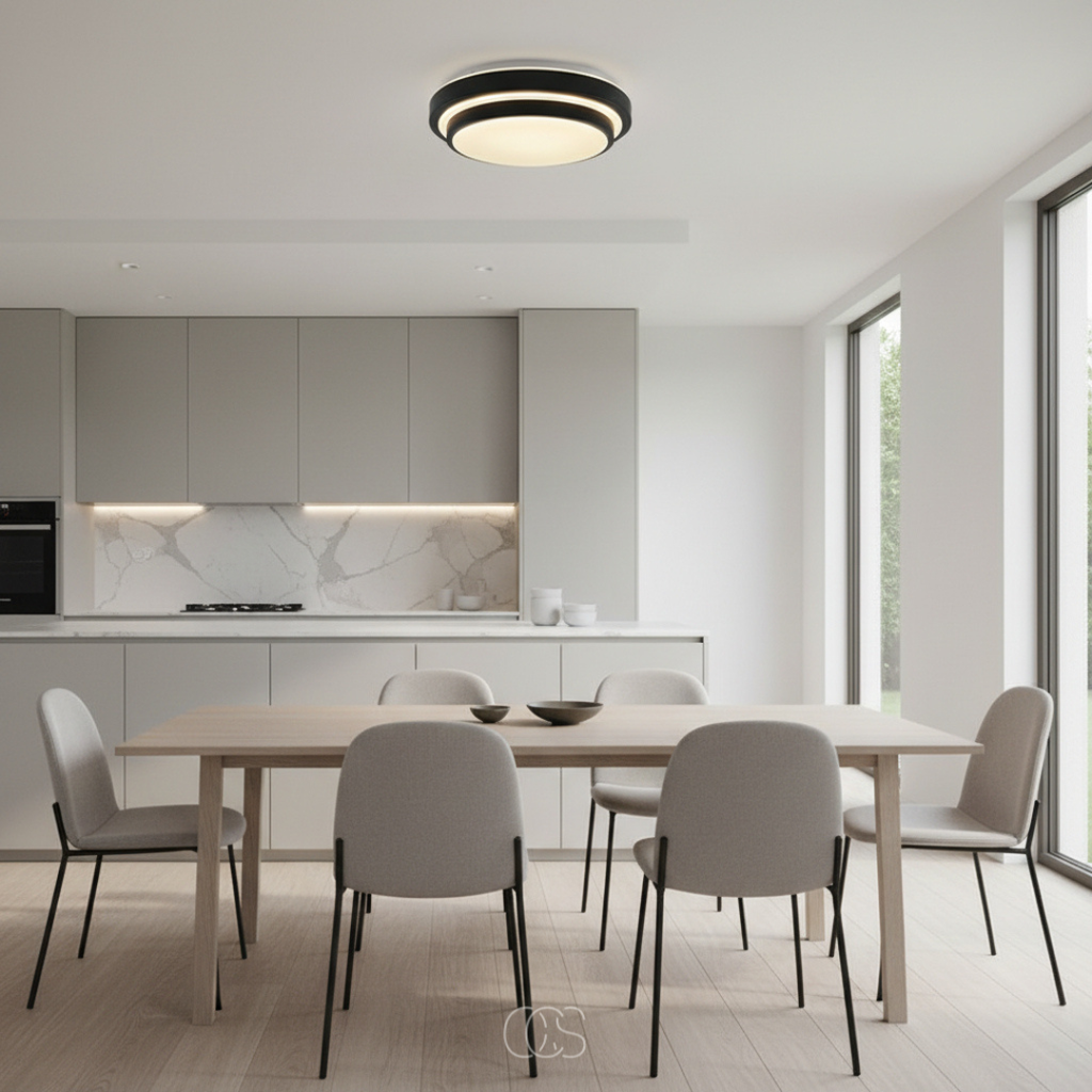 OCS - Lampada da soffitto LED Walder - adatta per bagno (IP44)