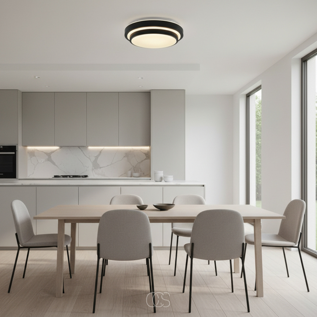 OCS - Lampada da soffitto LED Walder - adatta per bagno (IP44)