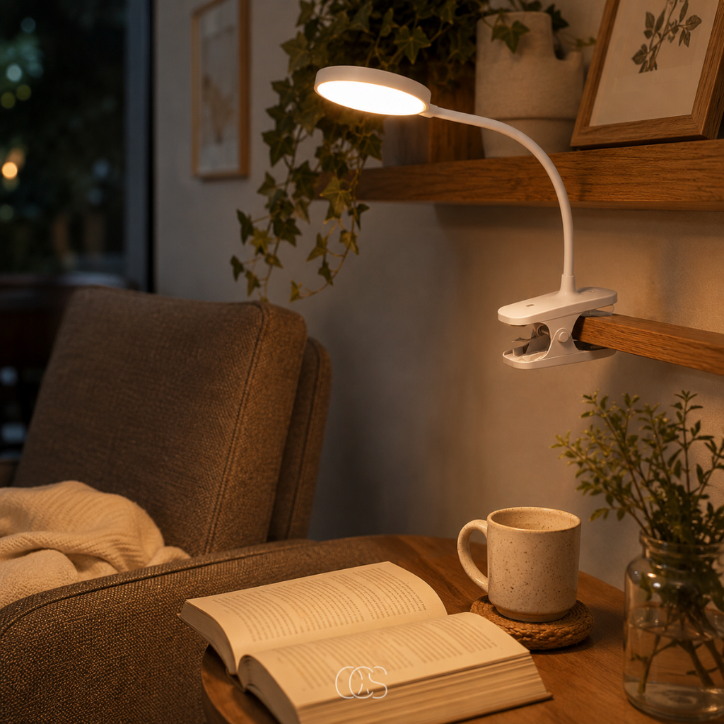 OCS - Lampada a Pinza Wireless Flessibile - Ricaricabile & Flessibile a 360°