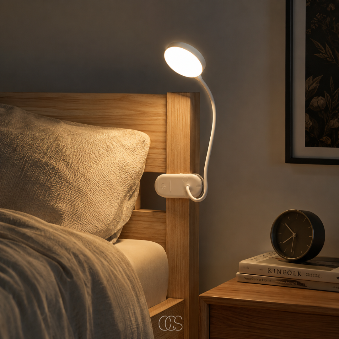 OCS - Lampada a Pinza Wireless Flessibile - Ricaricabile & Flessibile a 360°