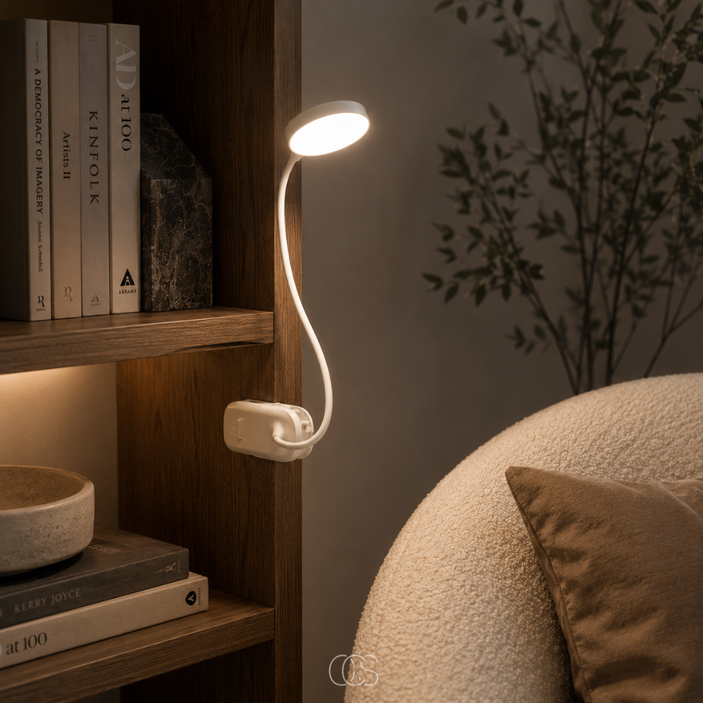OCS - Lampada a Pinza Wireless Flessibile - Ricaricabile & Flessibile a 360°