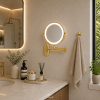 OCS - Specchio per trucco LED ricaricabile di lusso / Specchio da bagno - wireless e ricaricabile