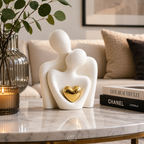 OCS - Scultura Moderna minimalista di una coppia in ceramica