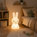 OCS - lampada per bambini in forma di coniglio Luffy - Lampada notturna a LED dimmerabile per la cameretta
