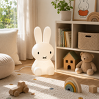 OCS - lampada per bambini in forma di coniglio Luffy - Lampada notturna a LED dimmerabile per la cameretta