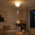 OCS - Lampada da soffitto Bambo Bear Balloon - Lampada LED giocosa per cameretta
