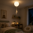 OCS - Lampada da soffitto Bambo Bear Balloon - Lampada LED giocosa per cameretta