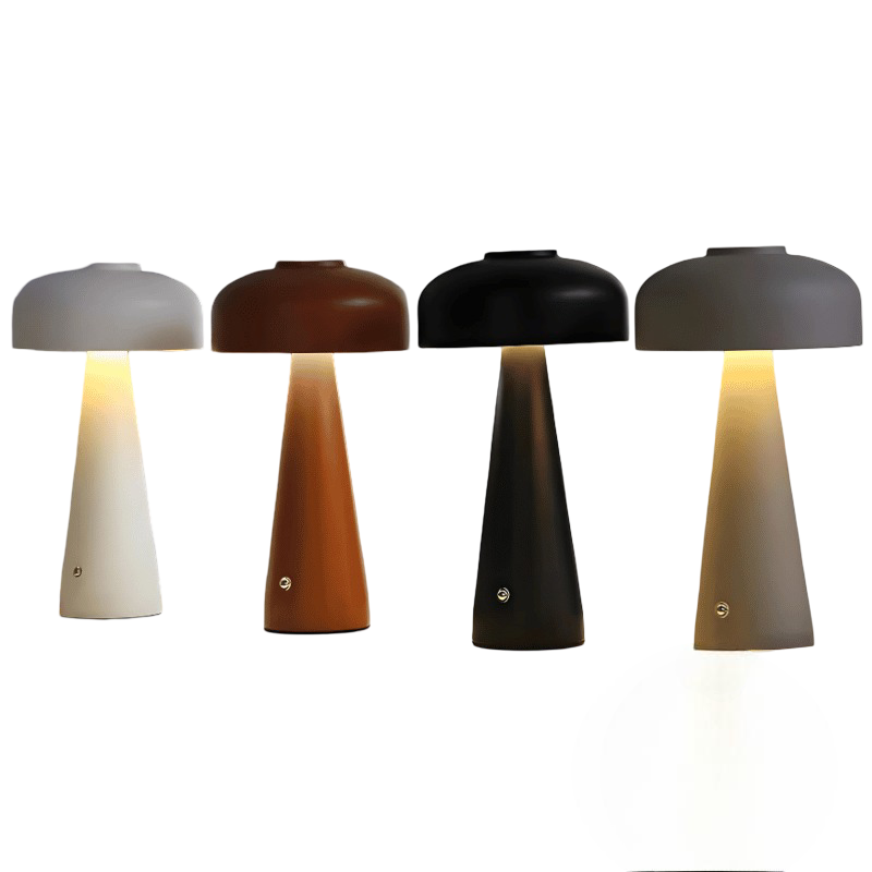 Lampada da tavolo LED senza fili – Moderna, ricaricabile e senza fili | Design nordico semplice