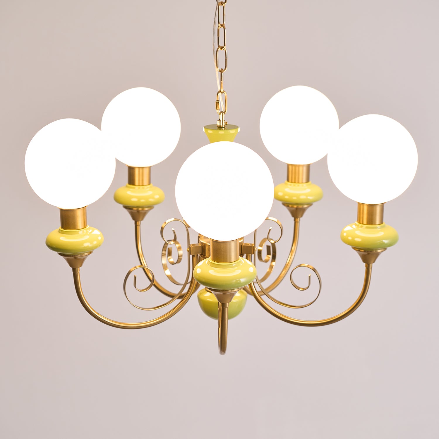 Lampadario in Vetro Onice Evsolia Nordic Art