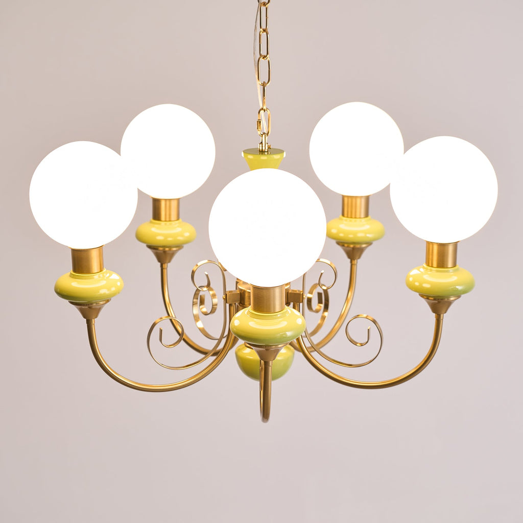 Lampadario in Vetro Onice