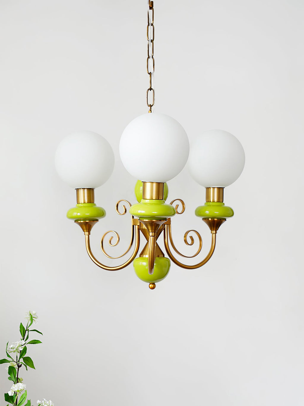 Lampadario in Vetro Onice