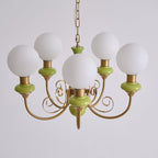 Lampadario in Vetro Onice Evsolia Nordic Art