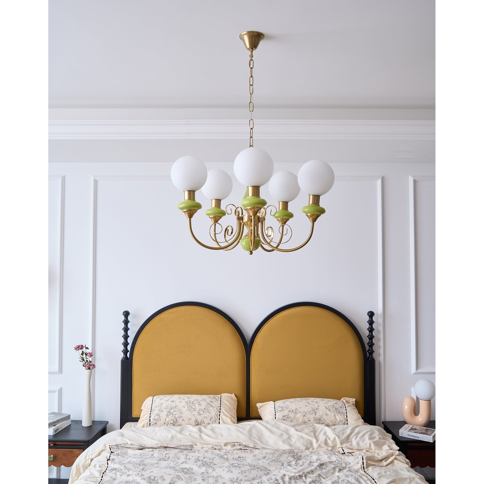 Lampadario in Vetro Onice Evsolia Nordic Art