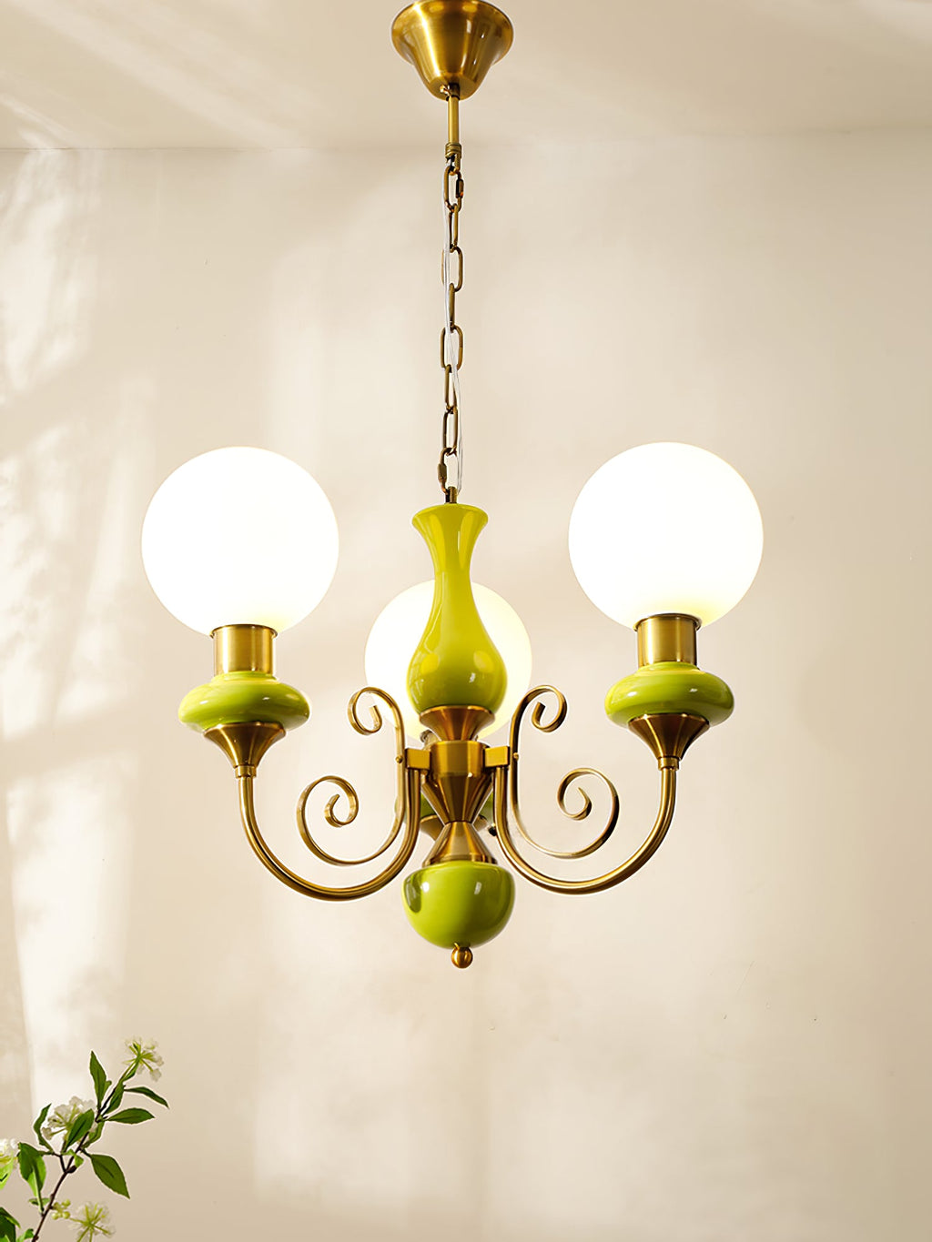 Lampadario in Vetro Onice
