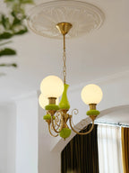 Lampadario in Vetro Onice Evsolia Nordic Art