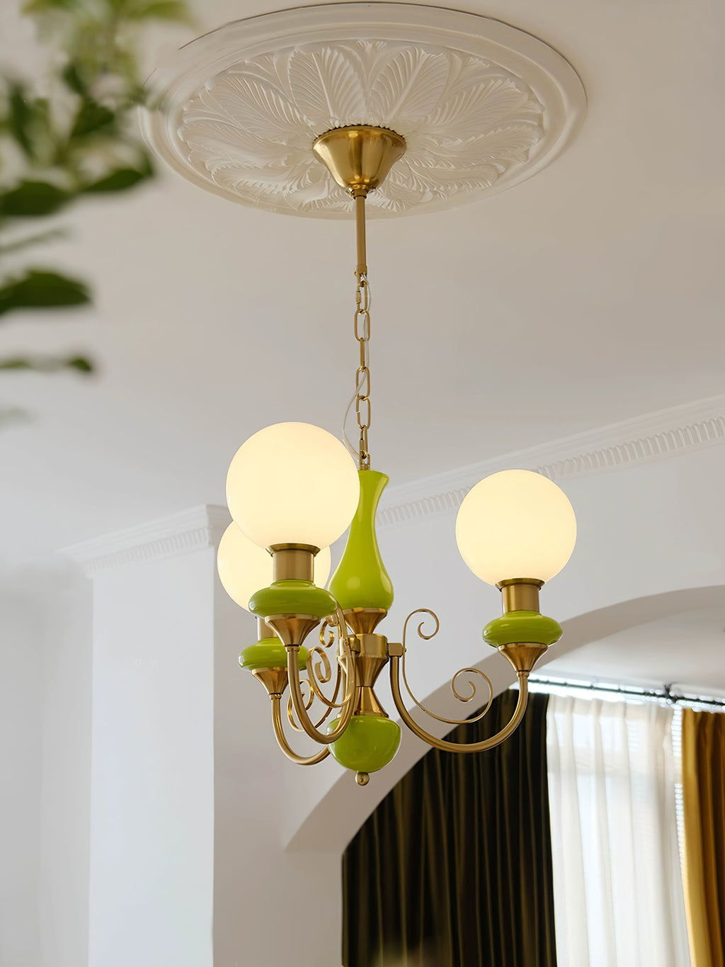 Lampadario in Vetro Onice