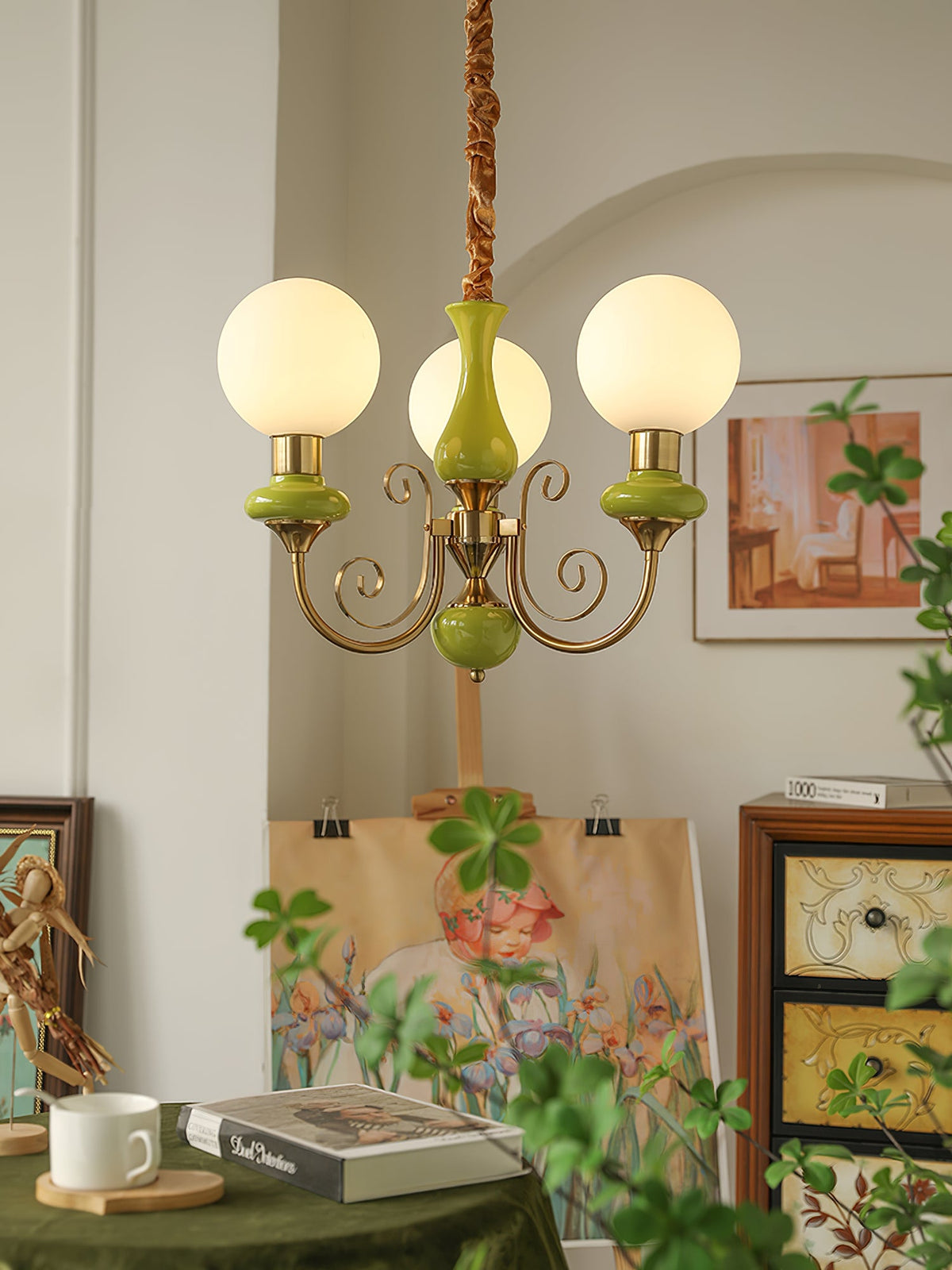 Lampadario in Vetro Onice
