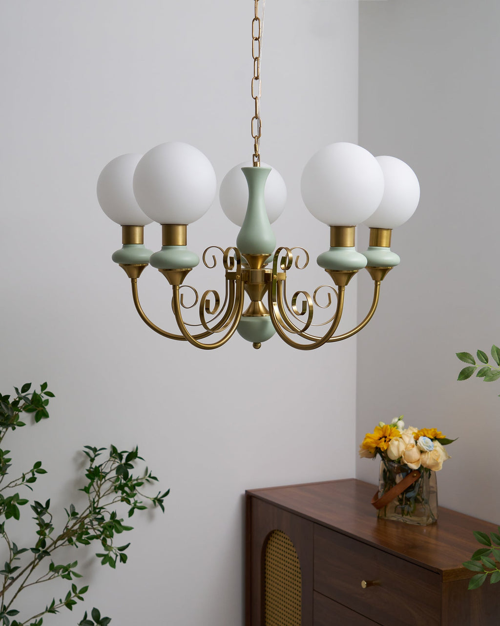 Lampadario in Vetro Onice