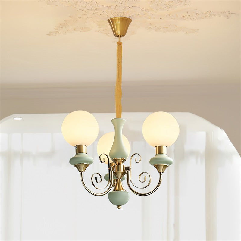 Lampadario in Vetro Onice