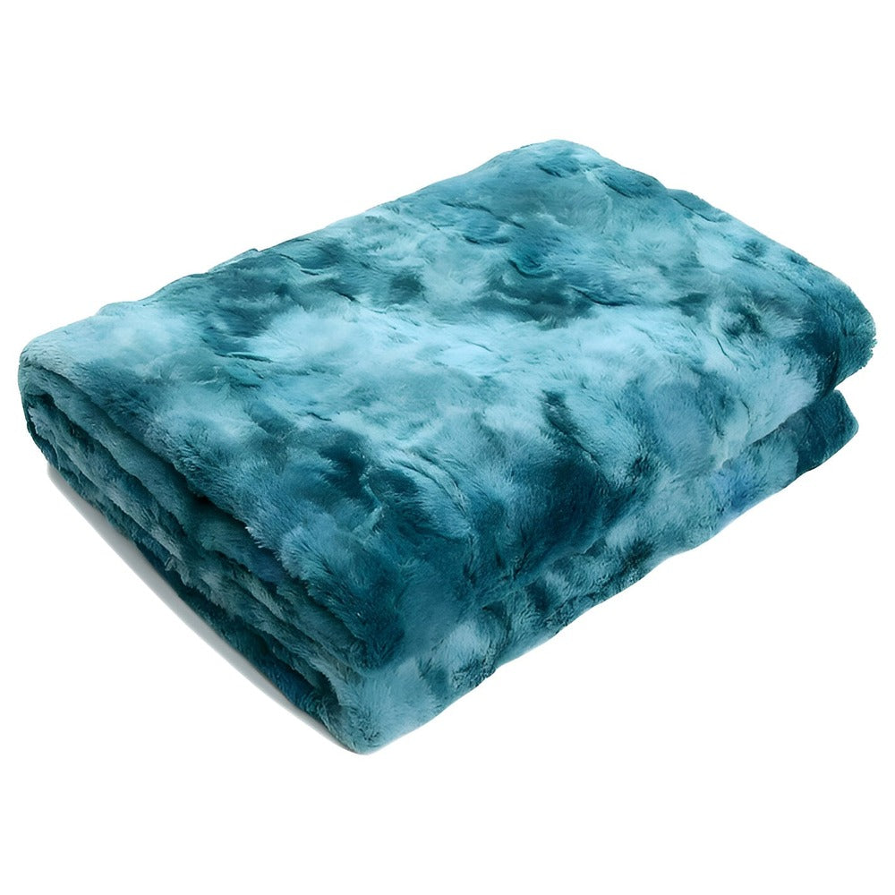 Coperta Invernale in Velluto Morbido – Plaid in Pile Corallo con Motivo Batik