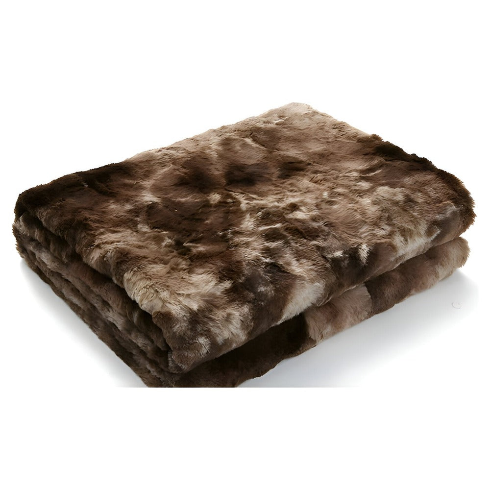 Coperta Invernale in Velluto Morbido – Plaid in Pile Corallo con Motivo Batik
