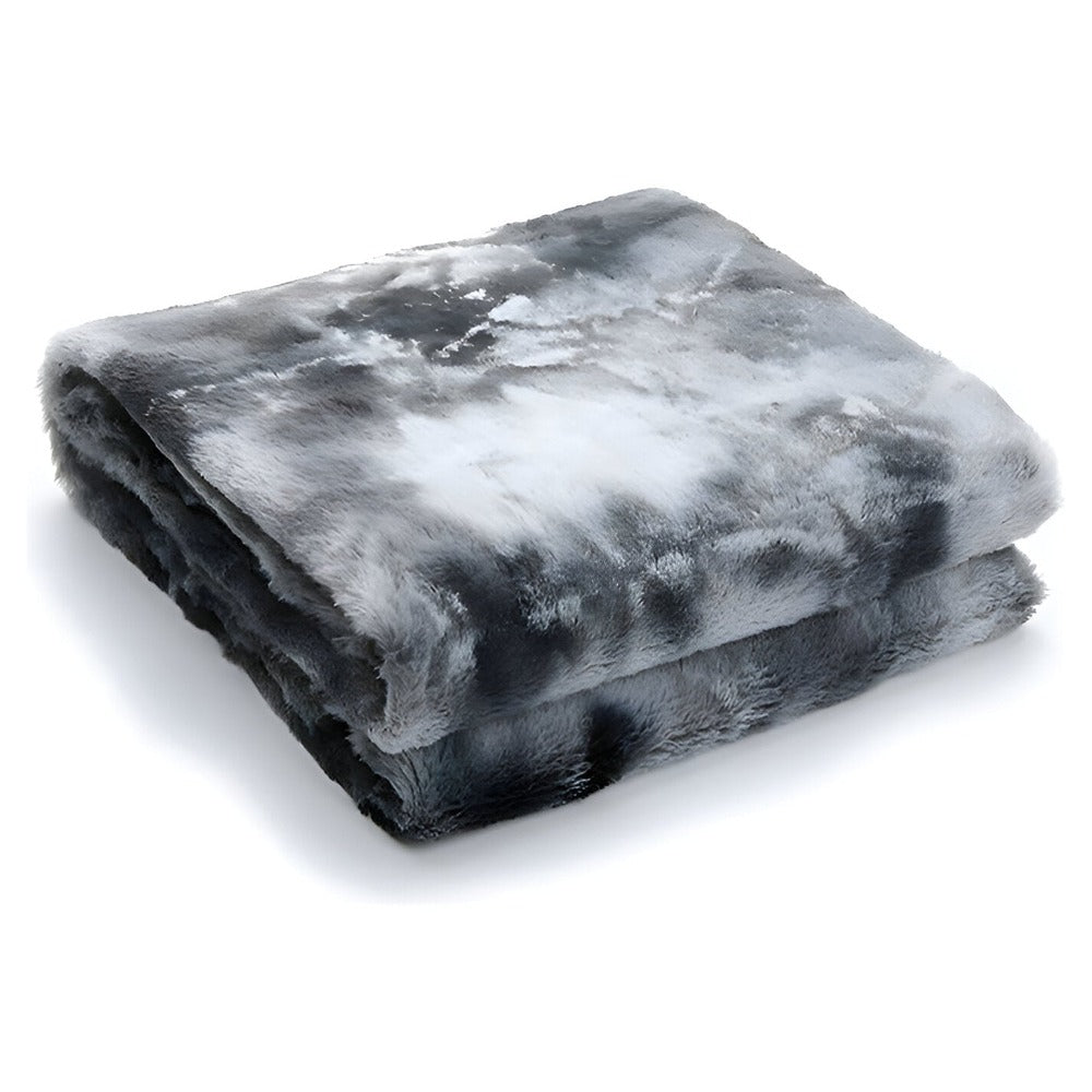Coperta Invernale in Velluto Morbido – Plaid in Pile Corallo con Motivo Batik