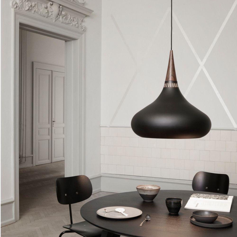 Eldara Lampada a Sospensione in Alluminio e Legno Industriale