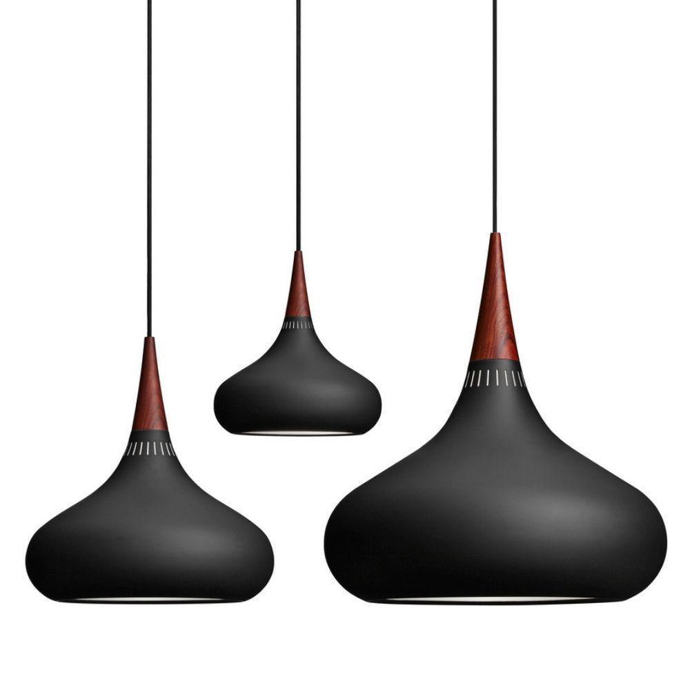 Eldara Lampada a Sospensione in Alluminio e Legno Industriale