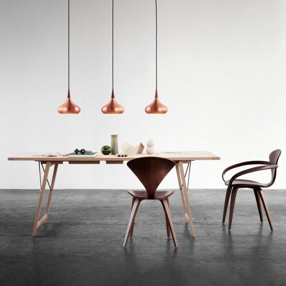 Eldara Lampada a Sospensione in Alluminio e Legno Industriale