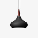 Eldara Lampada a Sospensione in Alluminio e Legno Industriale