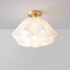 Orizo Lampada da soffitto – Rame – Oro – Ø40/Ø50 cm – Design elegante per soggiorno e camera da letto