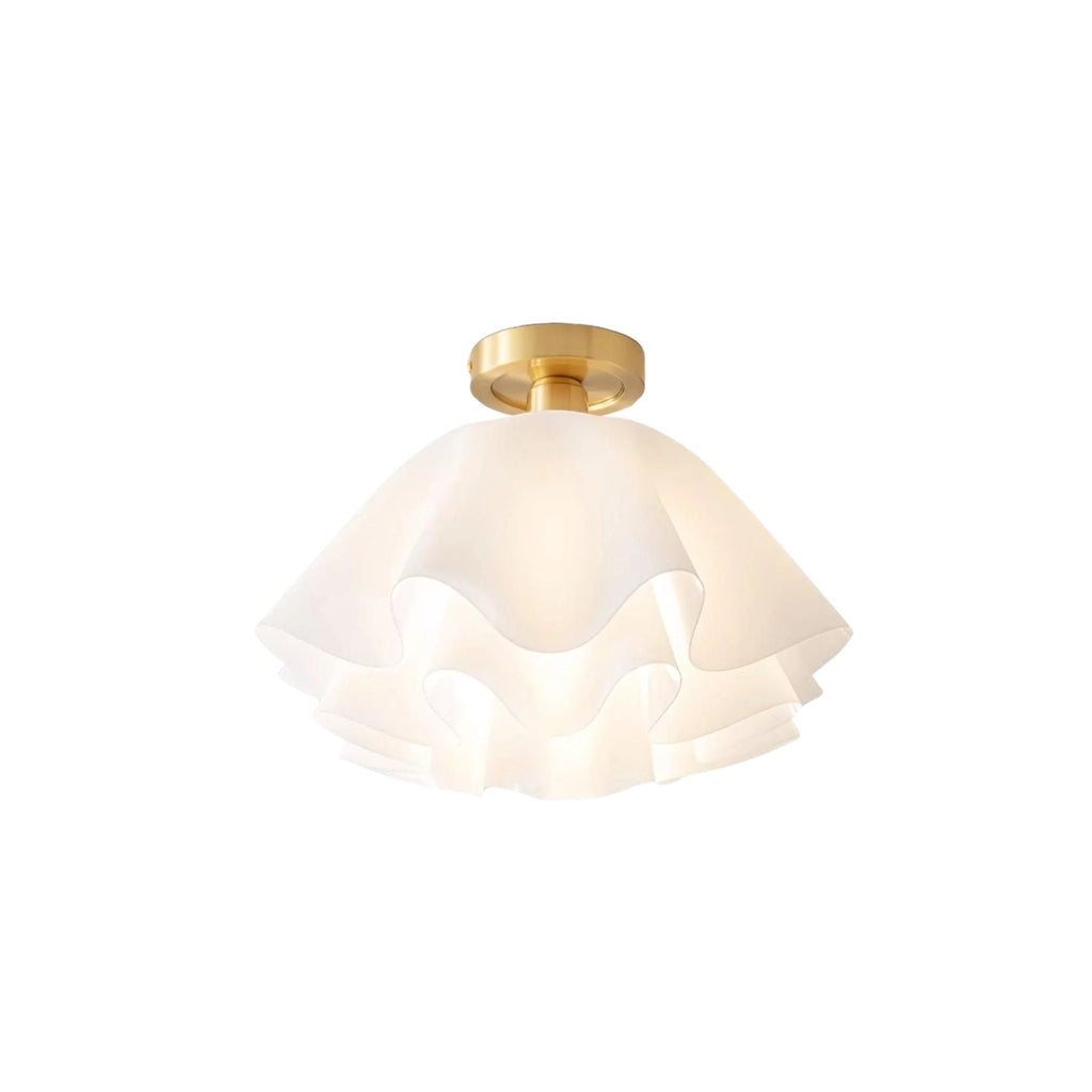 Orizo Lampada da soffitto – Rame – Oro – Ø40/Ø50 cm – Design elegante per soggiorno e camera da letto
