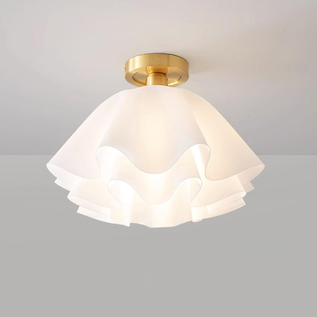 Orizo Lampada da soffitto – Rame – Oro – Ø40/Ø50 cm – Design elegante per soggiorno e camera da letto