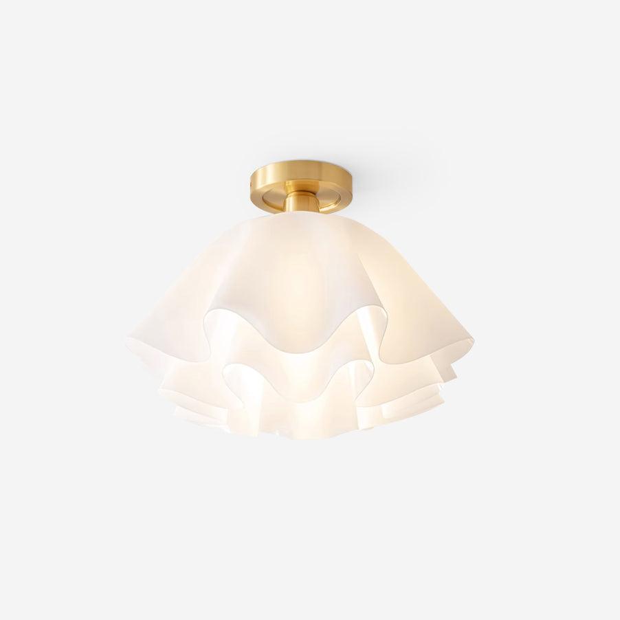 Orizo Lampada da soffitto – Rame – Oro – Ø40/Ø50 cm – Design elegante per soggiorno e camera da letto