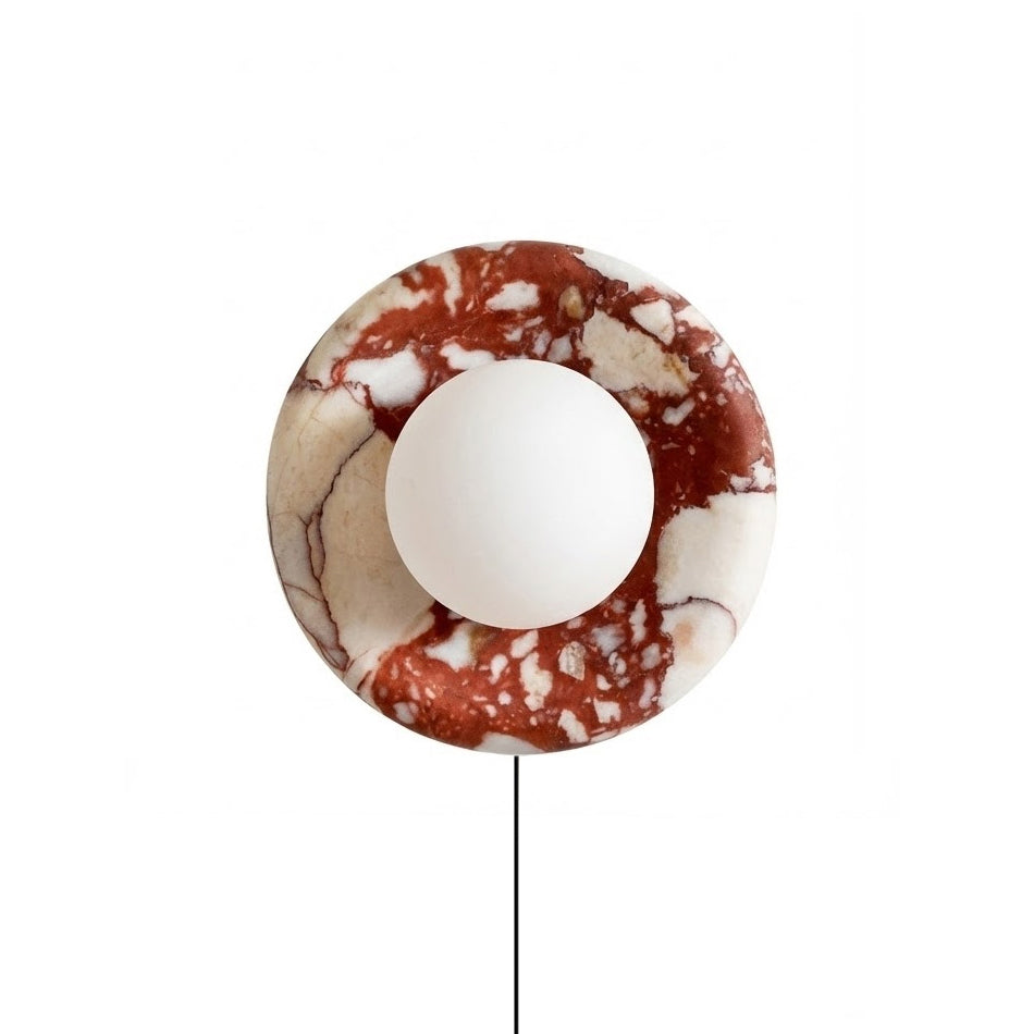Applique Orli in Marmo Rosso