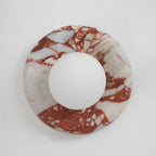 Applique in Marmo Rosso Orli