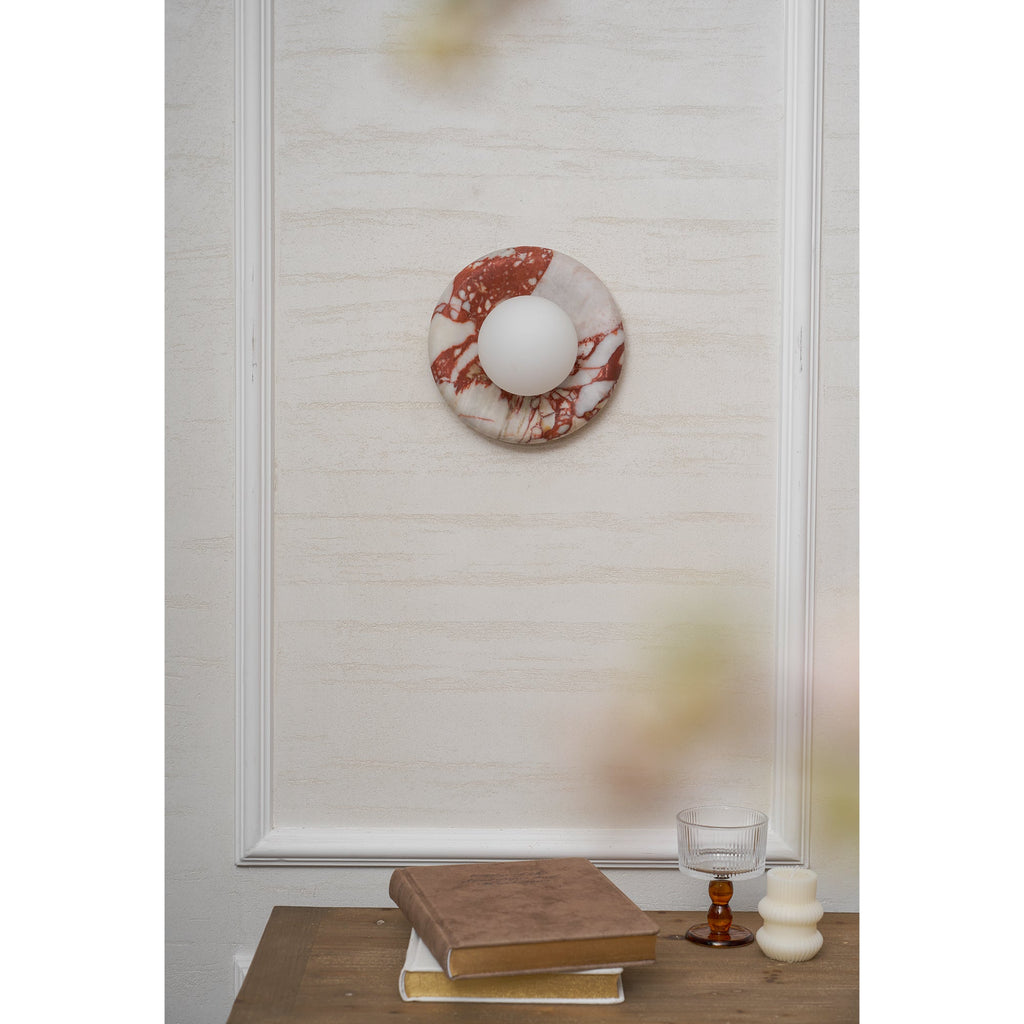 Applique in Marmo Rosso Orli