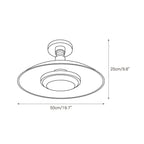 Lampada da soffitto a pannello piatto stile coperchio di pentola