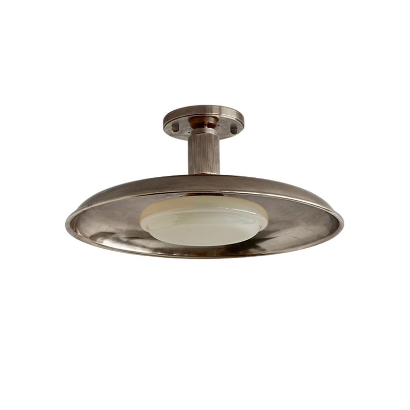 Lampada da soffitto a pannello piatto stile coperchio di pentola