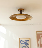 Lampada da soffitto a pannello piatto stile coperchio di pentola