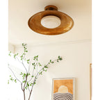 Lampada da soffitto a pannello piatto stile coperchio di pentola