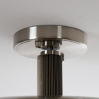 Lampada da soffitto a pannello piatto stile coperchio di pentola