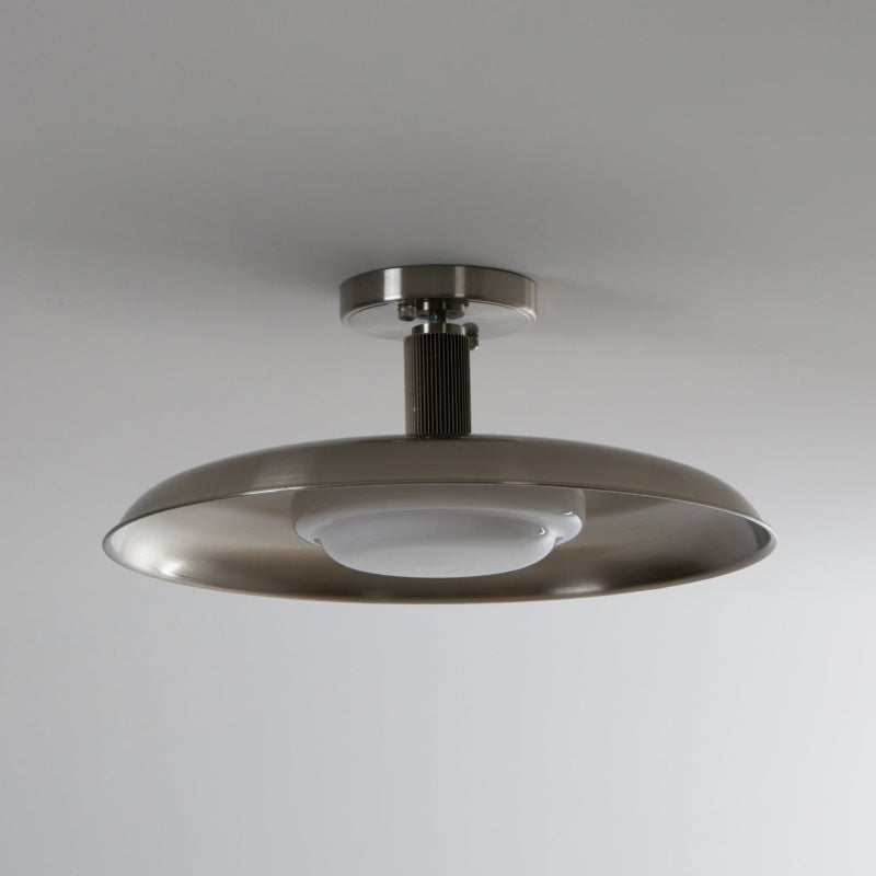 Lampada da soffitto a pannello piatto stile coperchio di pentola