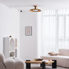 Lampada da soffitto a pannello piatto stile coperchio di pentola