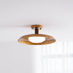 Lampada da soffitto a pannello piatto stile coperchio di pentola
