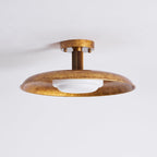 Lampada da soffitto a pannello piatto stile coperchio di pentola